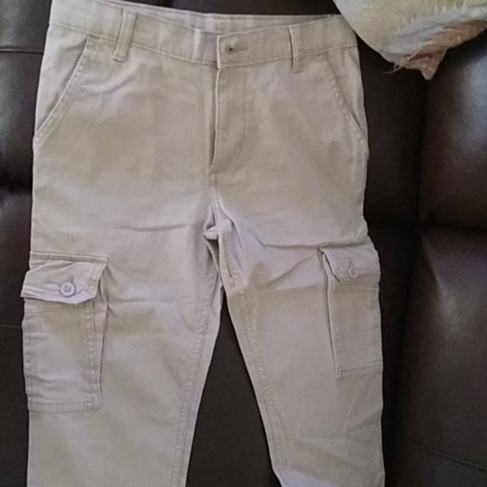 Boys Wrangler Khaki Cargo Pants